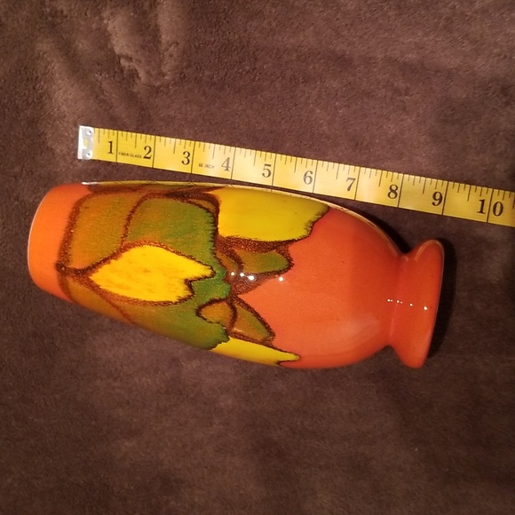 1970s Vintage Poole Pottery Vase Delphis 15 Abstract signed by Elaine Martin - Picture 12 of 17